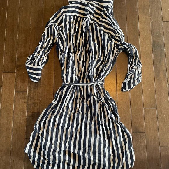 RW&CO pinstriped cotton dress XS - Picture 2 of 5